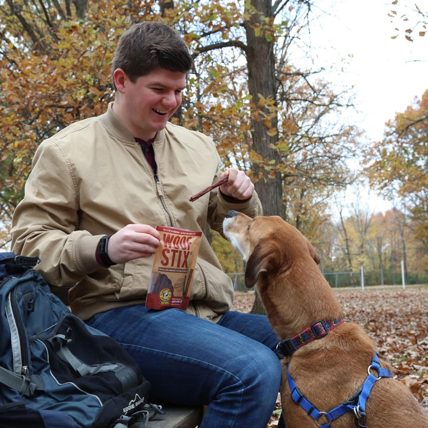 Happy Howie’s Woof Stix – Slow-Cooked Beef Dog Treat, Natural & Chewy, Hormone-Free – 1 Pack