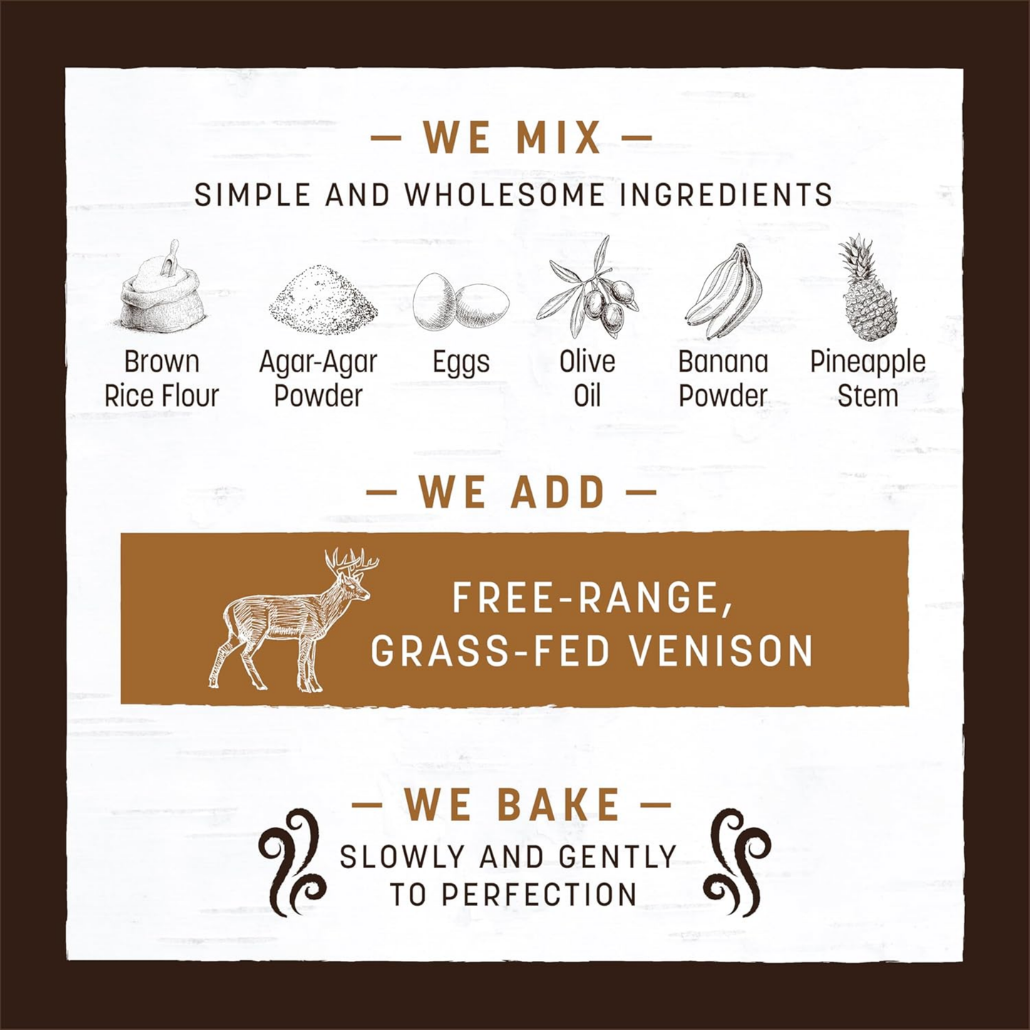 Earth Animal No-Hide Stix Venison Chews – Rawhide-Free Long-Lasting Treats for Small Dogs & Cats, 1.6 oz