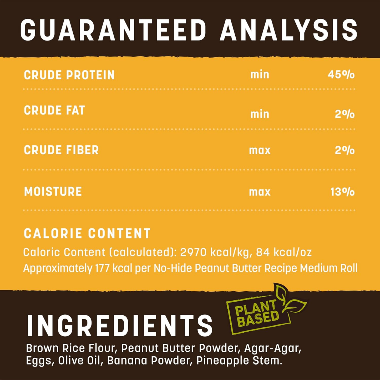 Earth Animal No-Hide Medium Peanut Butter Chews – Rawhide-Free Long-Lasting Dog Treats for Aggressive Chewers, 4.2 oz