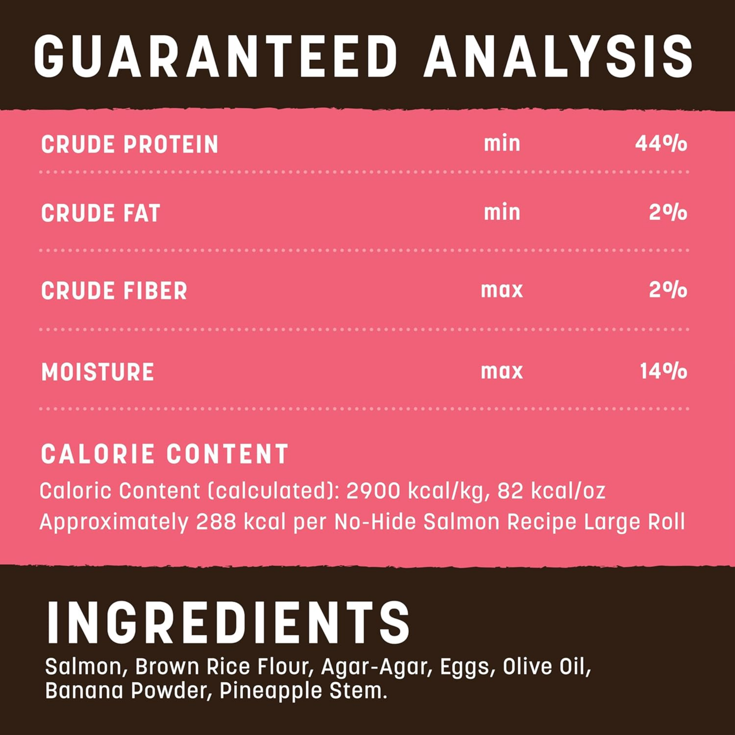 Earth Animal No-Hide Large Salmon Chews – Rawhide-Free Long-Lasting Dog Treats for Aggressive Chewers, 7 oz