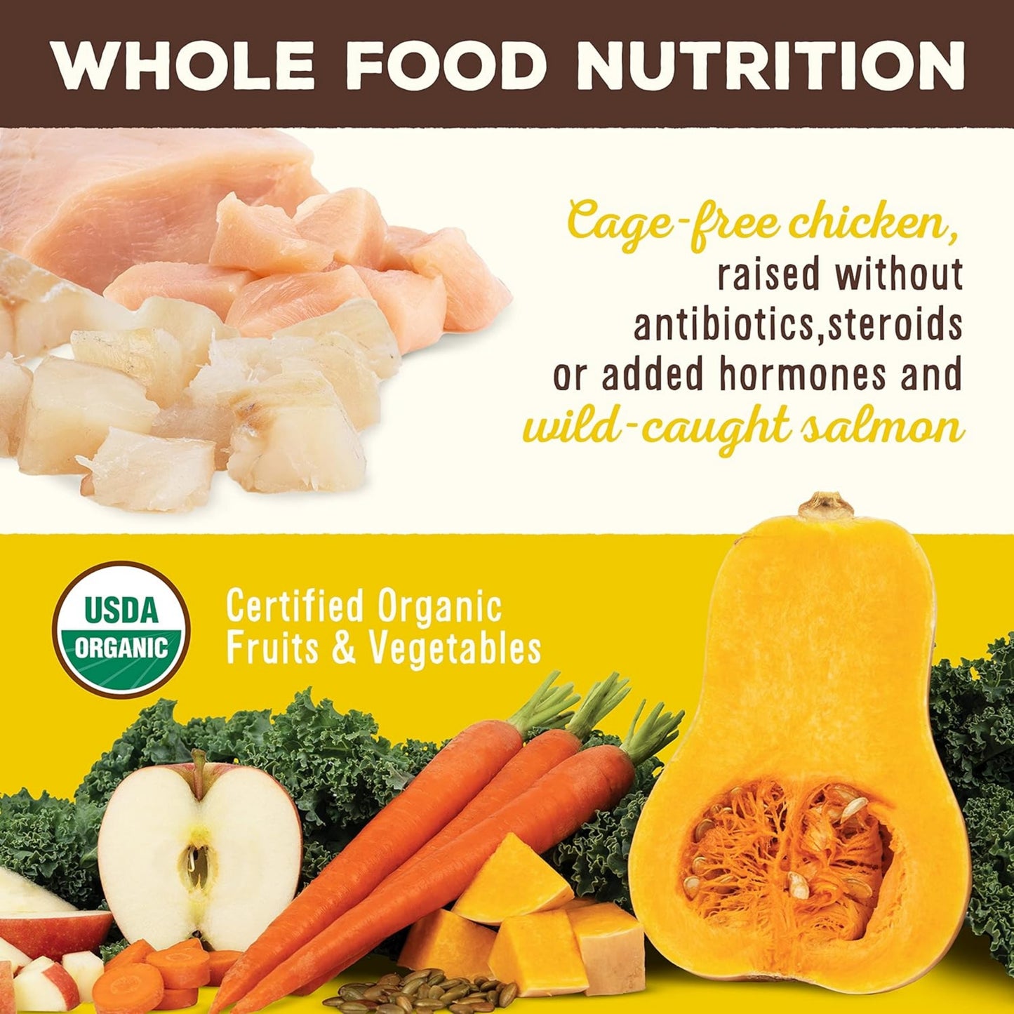 Primal Freeze-Dried Puppy Dog Food – Pronto Mini Nuggets Chicken & Salmon (25 oz, 2-Pack) | Grain-Free, High-Protein Meal, Topper & Treat