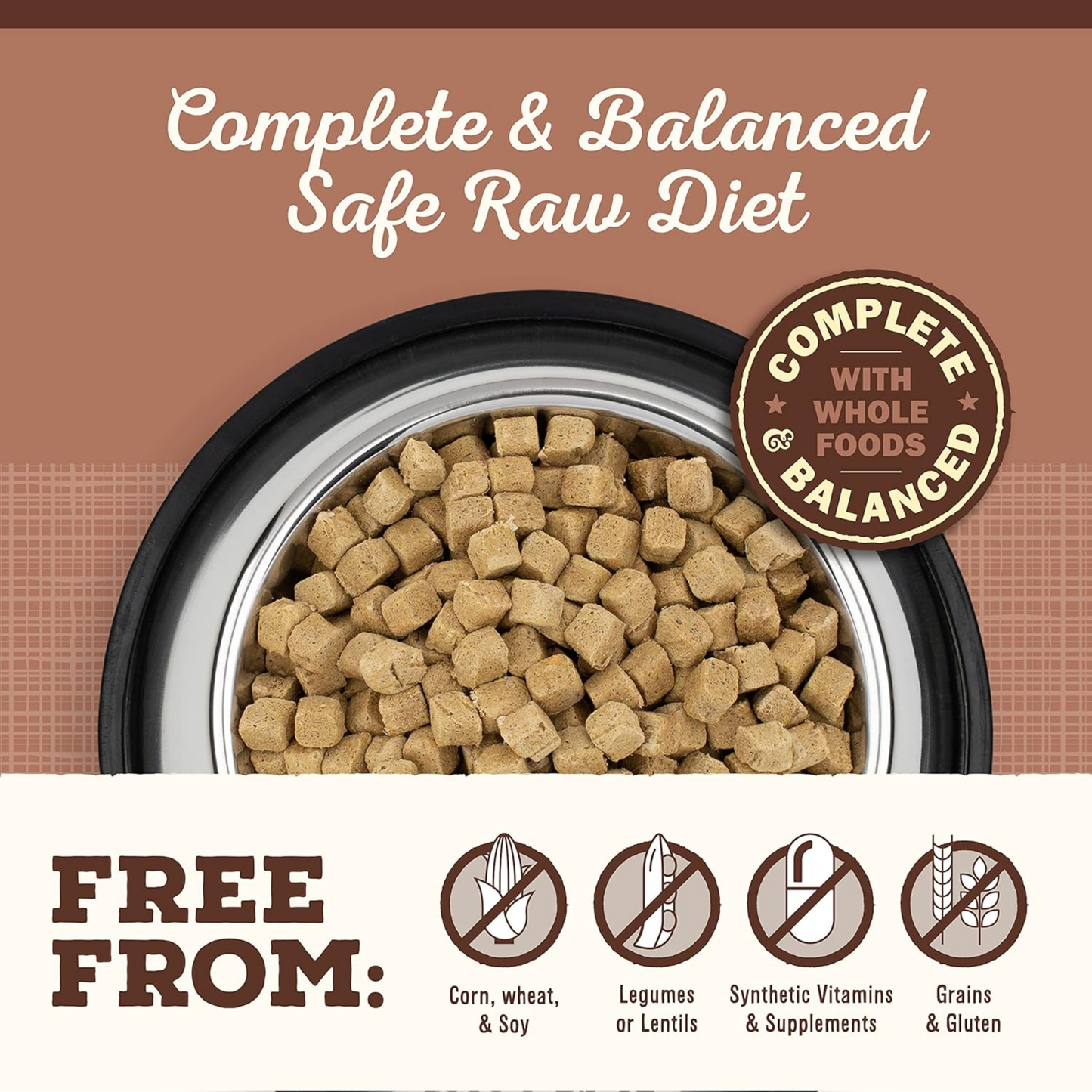 Primal Freeze-Dried Raw Dog Food, Pronto Mini Nuggets, Pork – Scoop & Serve, Complete & Balanced Meal, Topper or Treat, Grain Free, High Protein (25 oz, 2-Pack)