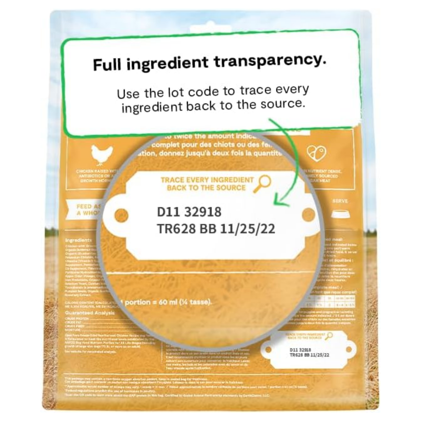 Open Farm Freeze-Dried Raw Dog Food – Harvest Chicken Recipe, 31.5 oz | Humanely Raised Meat & Non-GMO Superfoods