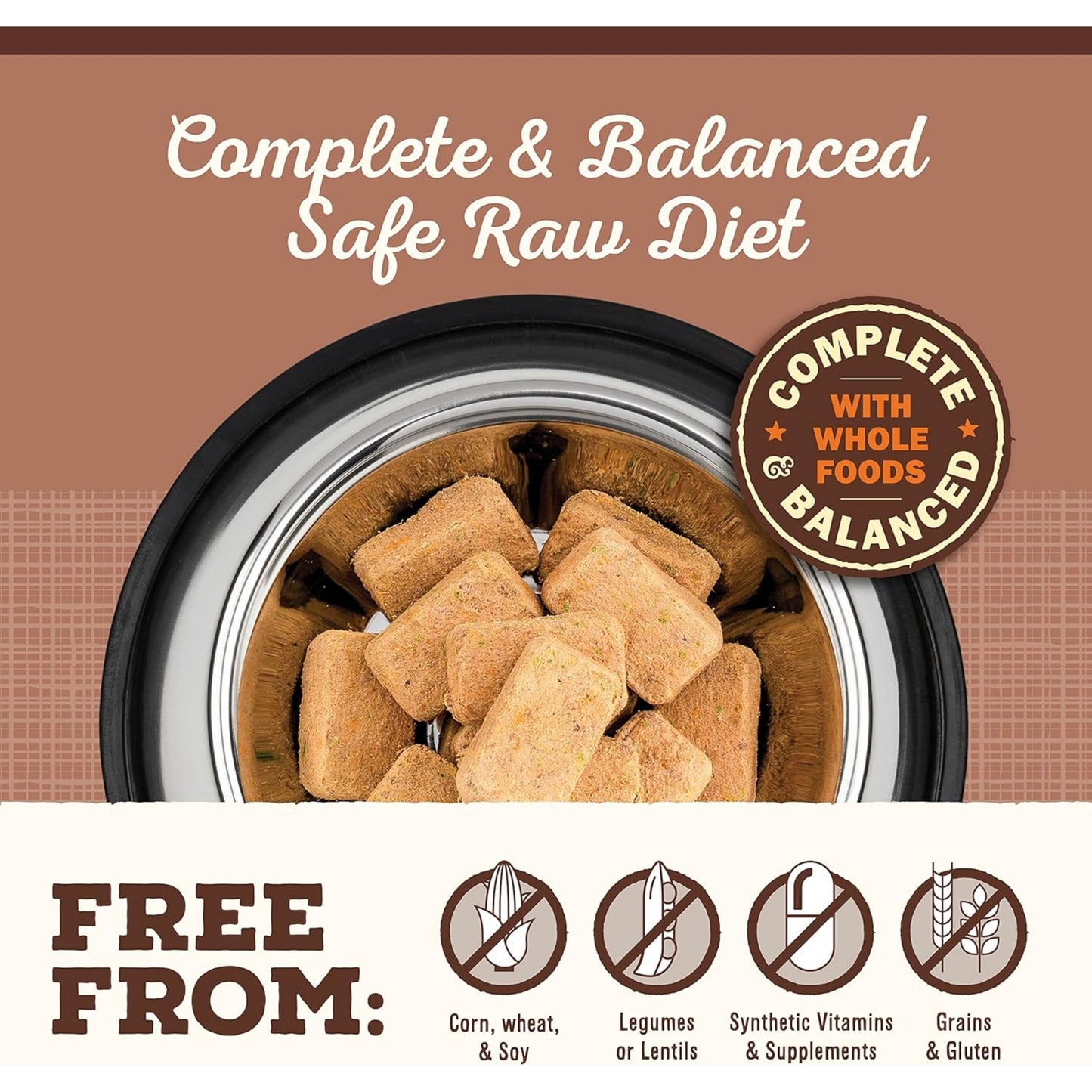 Primal Freeze-Dried Raw Dog Food Nuggets – Pork (14 oz, 4-Pack) | Grain-Free, High-Protein Meal, Topper & Treat