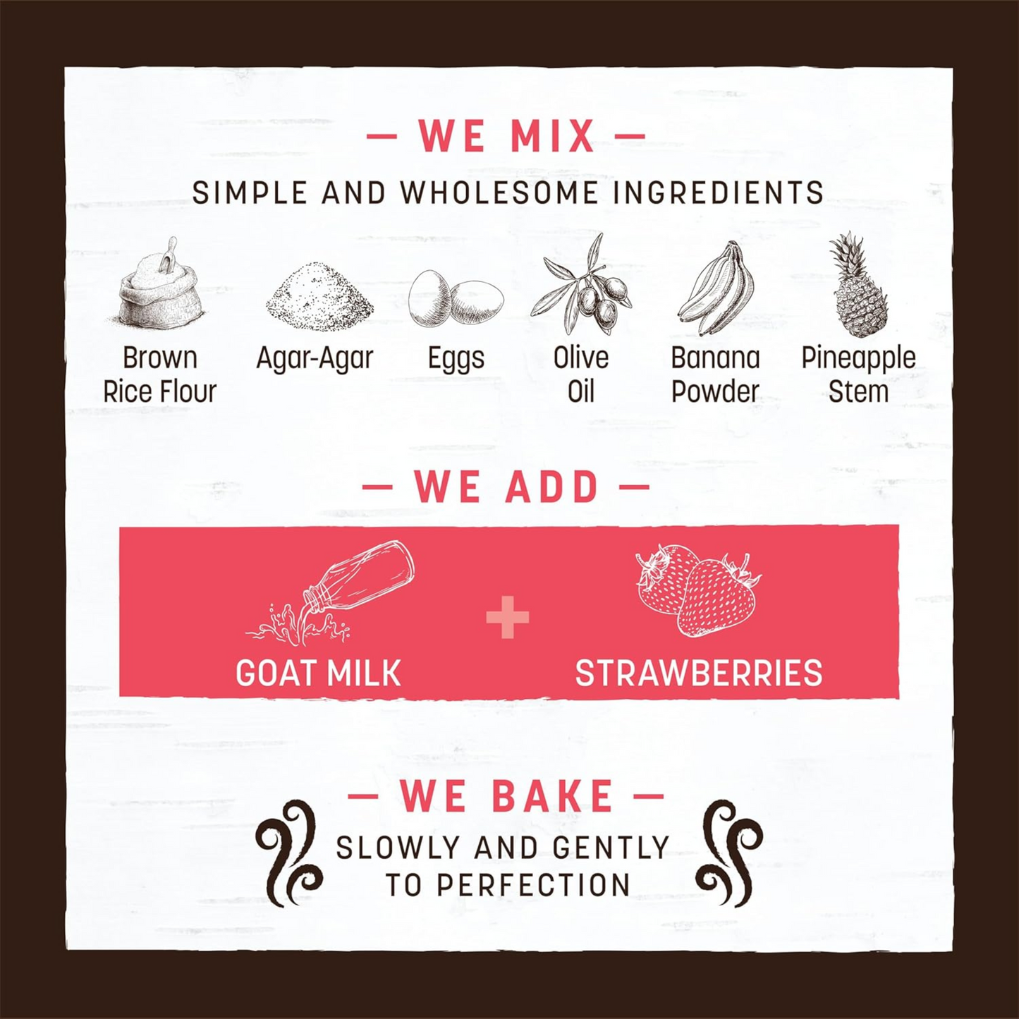 Earth Animal No-Hide Seasonal Stix – Strawberries & Cream Recipe, Natural Rawhide Alternative Dog & Cat Chews, 1.6 oz