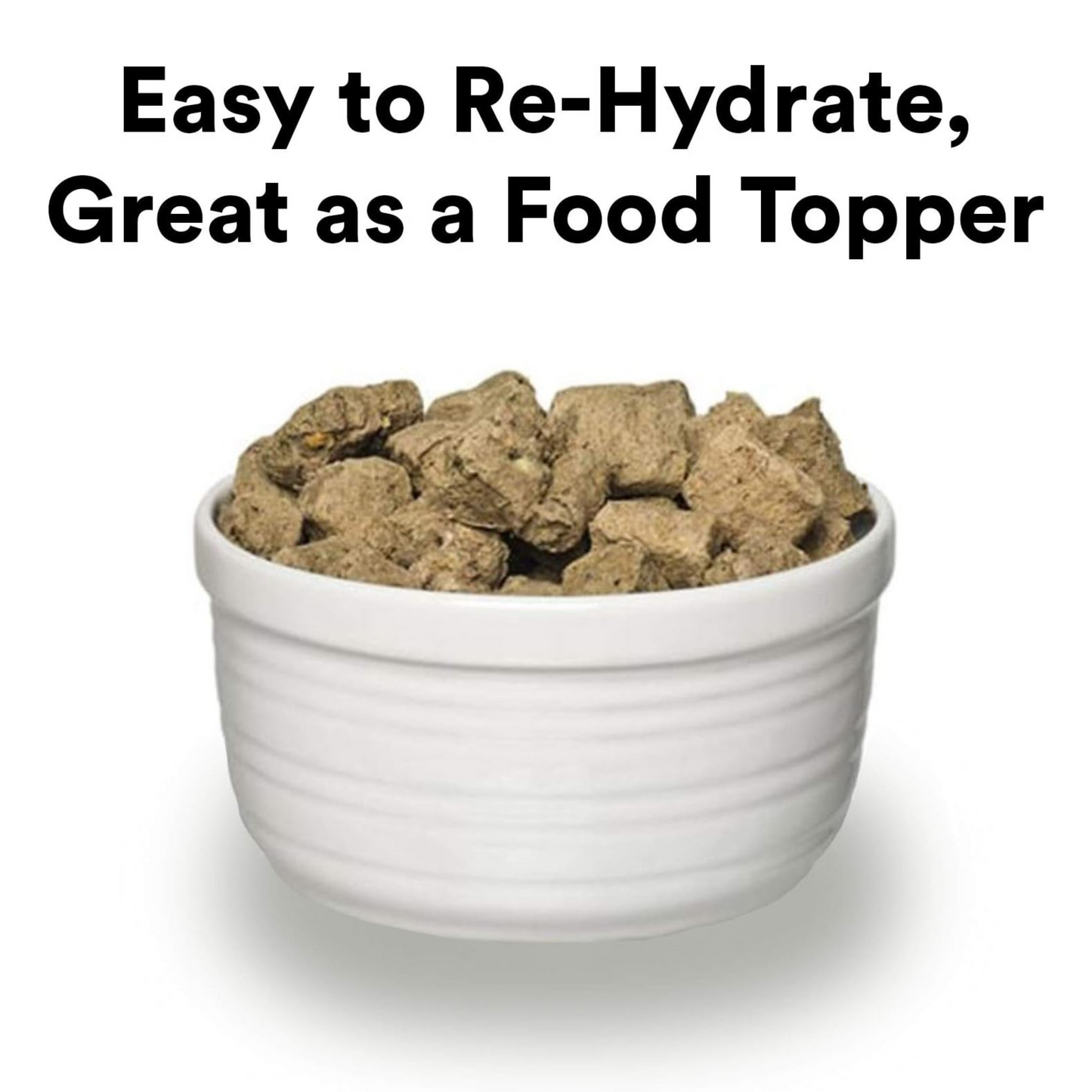 Steve’s Real Food Freeze-Dried Raw Pet Food – Beef Recipe, 2-Pack (1.25 lbs Each), for Dogs & Cats