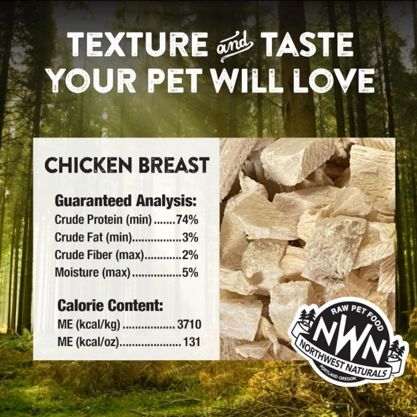 Northwest Naturals Raw Rewards Freeze-Dried Chicken Breast Treats – 10 oz (Pack of 2), for Dogs & Cats